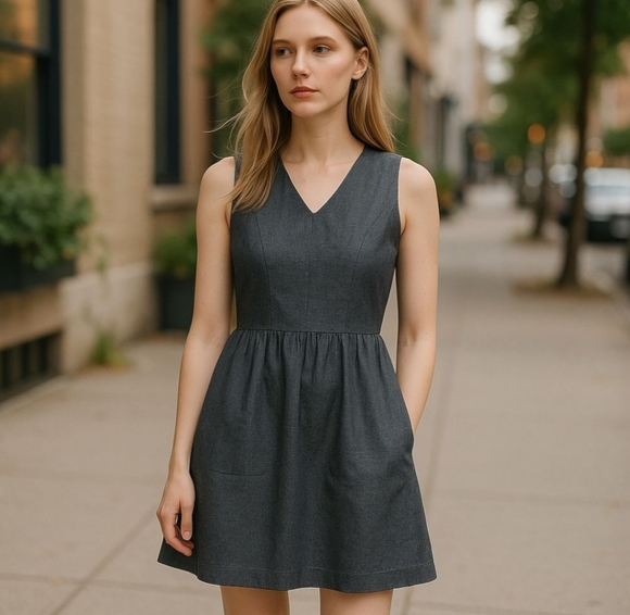 Original Penguin Dresses & Skirts - Penguin Vintage Sparkly Black with pockets slight poof A-line dress size0 fits 2